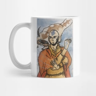 Avatar Aang Watercolour Mug